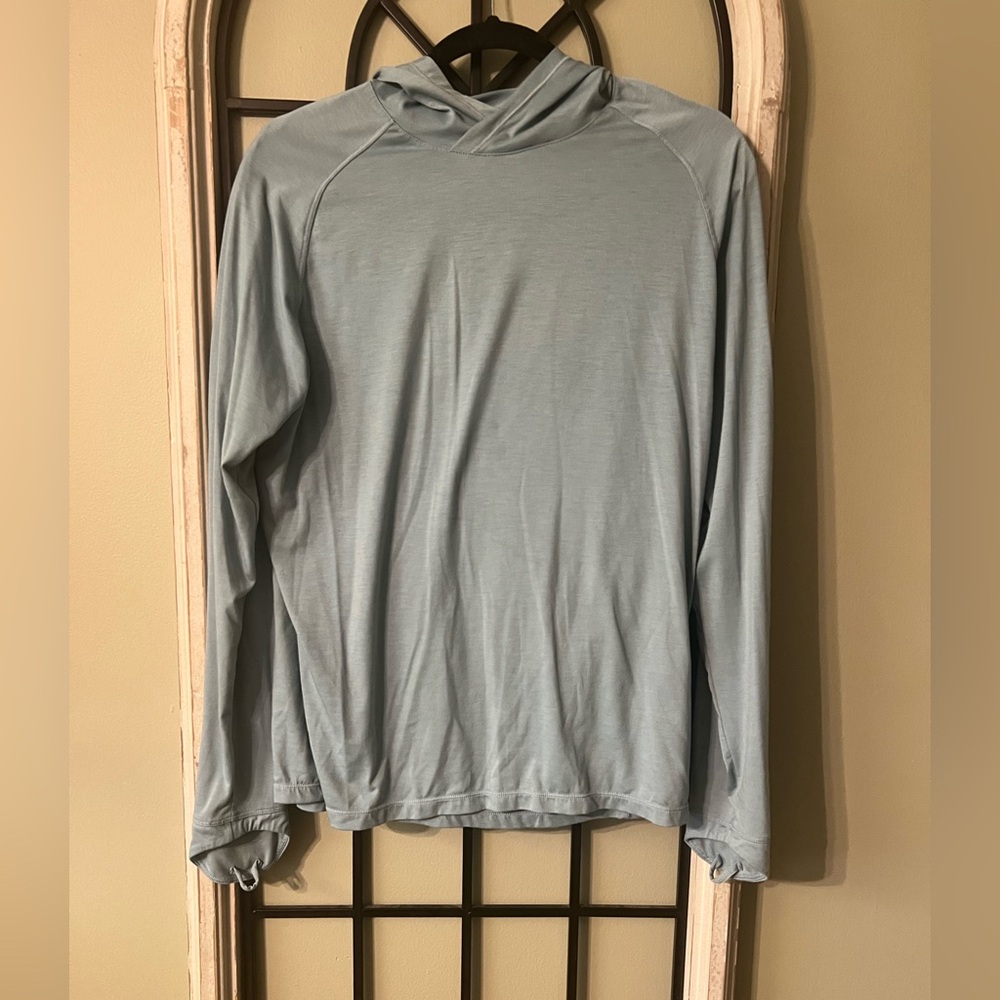 Free Fly Light Blue Men's Hoodie Shirt